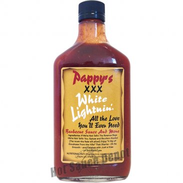 Pappy's XXX White Lightnin' BBQ Sauce, 12.7oz