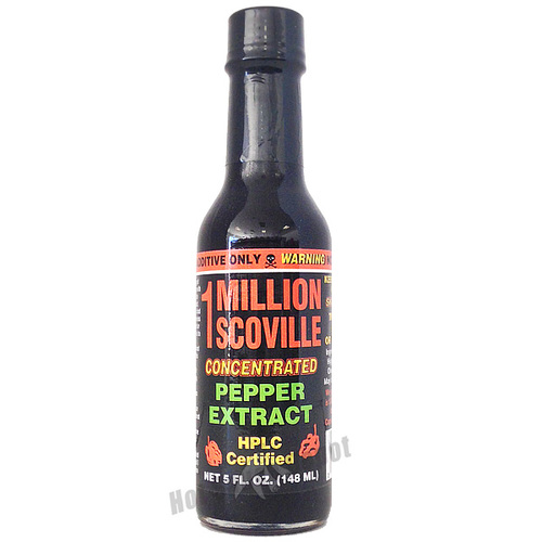  1 Million Scoville Pepper Extract Hot Sauce, 4oz : Grocery &  Gourmet Food