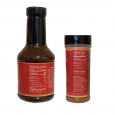 Spice Isle Sauces Tropical Heat Gourmet Sauce and Seasoning/Rub Combo Pack