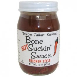 Bone Suckin' BBQ Sauce- Thick Hot, 16oz