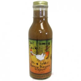 The Flaming Chicken Spicy Bayou Cajun Wing Sauce, 12oz