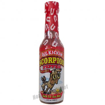 Ass Kickin' Scorpion Pepper Hot Sauce, 5oz