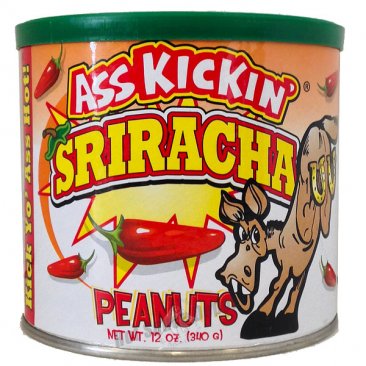 Ass Kickin' Sriracha Peanuts, 12oz