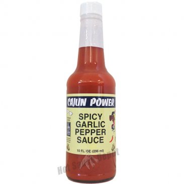 Cajun Power Spicy Garlic Pepper Sauce, 10oz