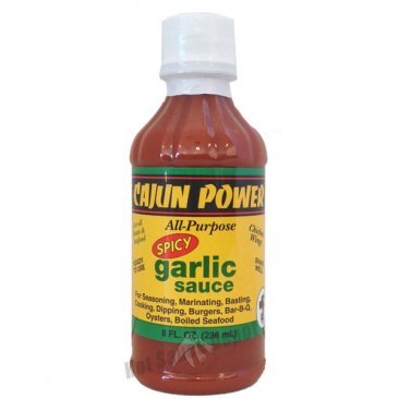 Cajun Power Spicy Garlic Sauce, 8oz