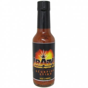 Irazu Volcanic Pepper Sauce- Scorpion Sting 70, 5oz