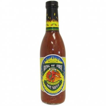 Ring of Fire Red Pepper & Roasted Garlic Hot Sauce, 12.5oz