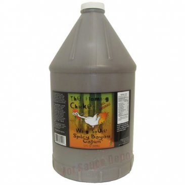 The Flaming Chicken Spicy Bayou Cajun Wing Sauce, 1 Gallon