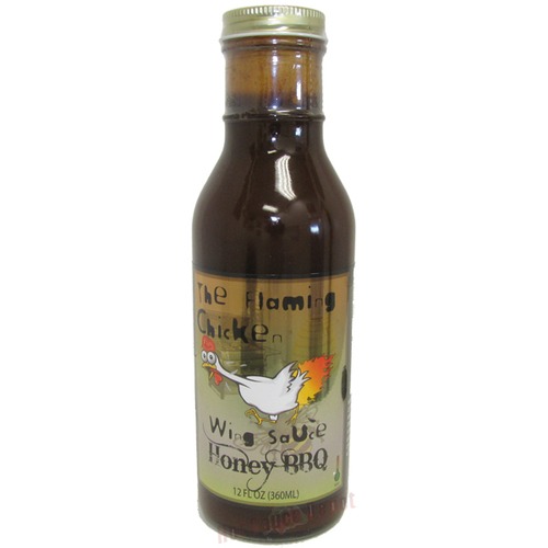 The Flaming Chicken Honey BBQ Wing Sauce, 12oz