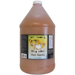 The Flaming Chicken Hot Garlic Wing Sauce, 1 Gallon