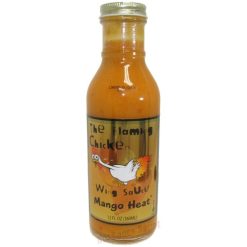 The Flaming Chicken Mango Heat Wing Sauce, 12oz