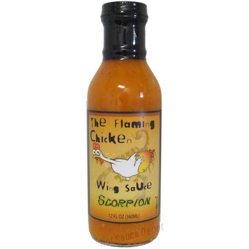 The Flaming Chicken Scorpion Fire Wing Sauce, 12oz